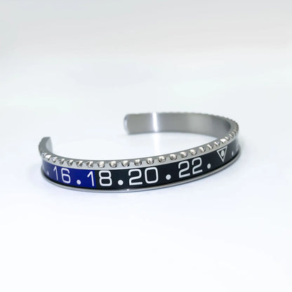 Stainless Steel Digital Display Unisex Water Ghost Bracelet