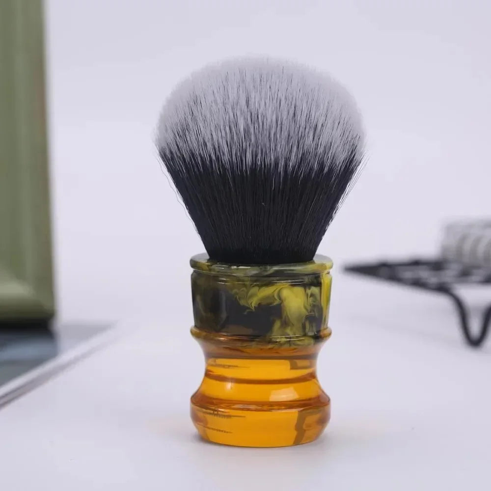 Yaqi 24MM Sagrada Familia Tuxedo Synthetic Shaving Brush Resin Handle
