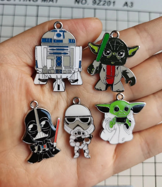 10 Cartoon Charms Diy Necklace Pendants For Handmade Crafts