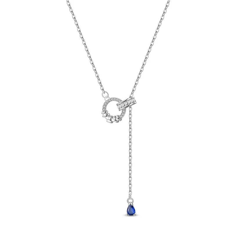 925 Sterling Silver Heart Butterfly Pendant Adjustable Sparkle Necklace for Women Elegant DIY Gift Jewelry