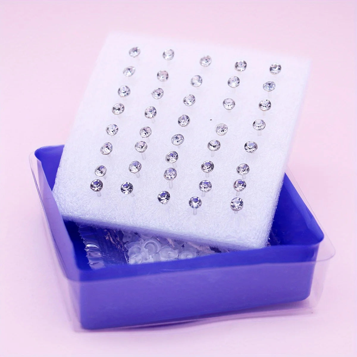 20 Pair Set Women Girls Rhinestone Crystal Stud Earrings Elegant Daily Wear Jewelry Gift