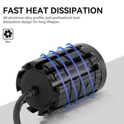 Motorcycle LED Fog Light Projector Lens 6000K IP65