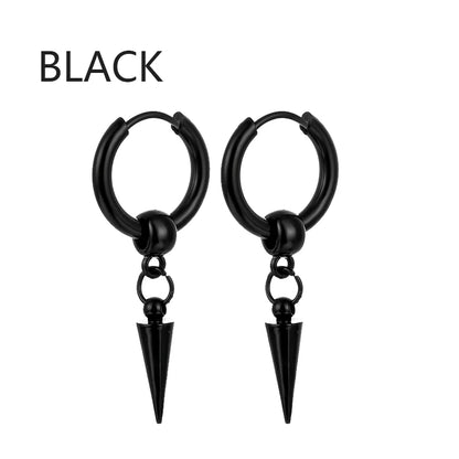 Punk Stainless Steel Stud Earrings Set for Men and Women Type16