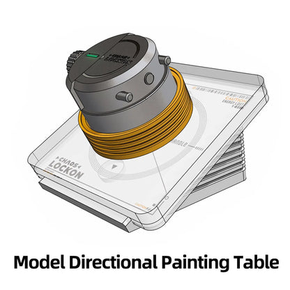 Miniature Painting Table With Rotary Vise Tilt Free Spin