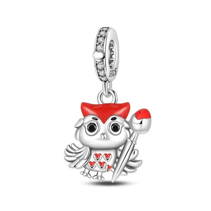 Original 925 Sterling Silver Cat Claw Charms with Zircon Accents Money Attract Earrings and DIY Necklace Bracelet Beads Gift Jewelry
