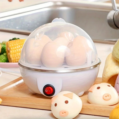 Egg Cooker Automatic Power Off Home 7 Eggs Multi-Functional Steamed Egg Custard Boiled Egg Machine