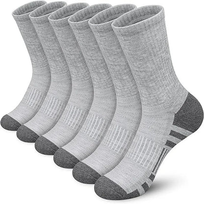 Large Men Cotton Knee High Sports Socks White Bulk
