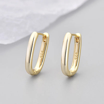 Elegant Double Circle Copper Earrings for Women - Fashionable Daily and Date Jewelry Gift
