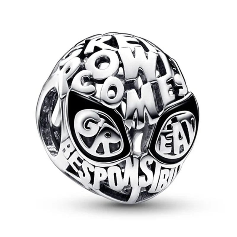 Disney Mickey and Minnie Ice and Snow Princess Charm Pendant for DIY Jewelry DL-043