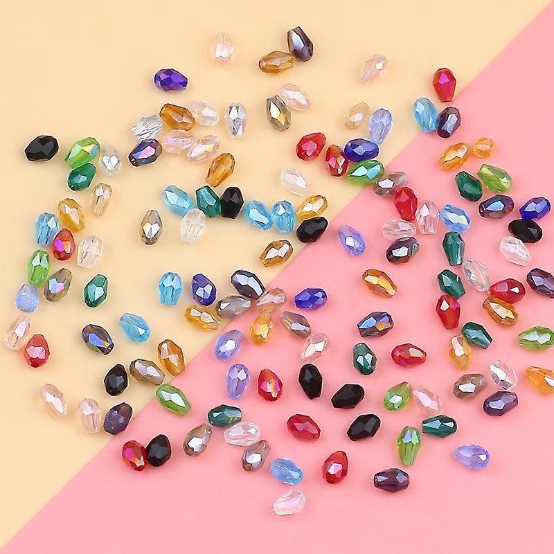 Exquisite Austrian Crystal Beads 3x5mm 100PCS for DIY Jewelry Bracelets and Necklaces