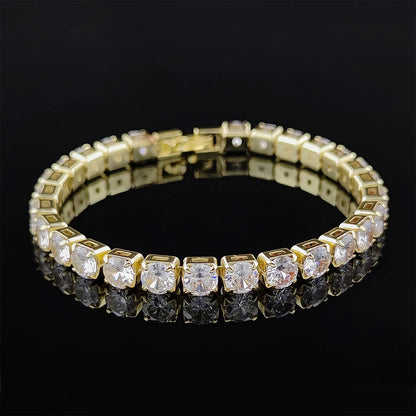 Elegant Sterling Silver CZ Tennis Bracelet for Women Wedding Fashion Jewelry