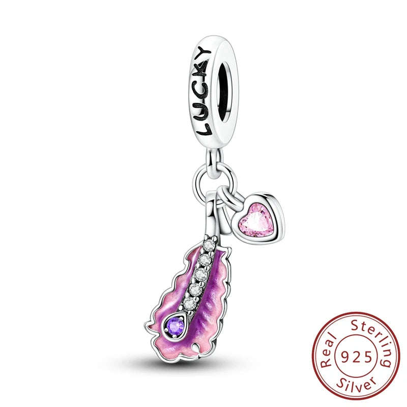 Elegant 925 Sterling Silver Turtle Pendant Beads for Bracelets KSC399