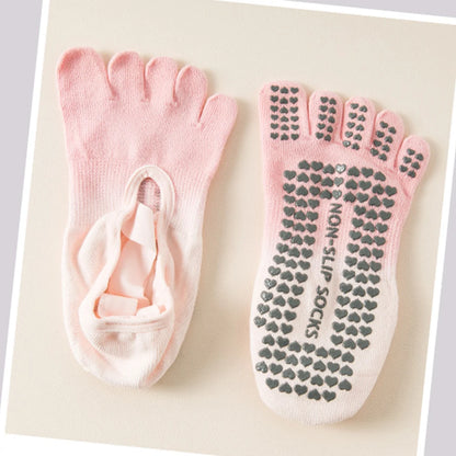 Premium Yoga Toe Socks Low Cut Tie Dye Breathable Moisture