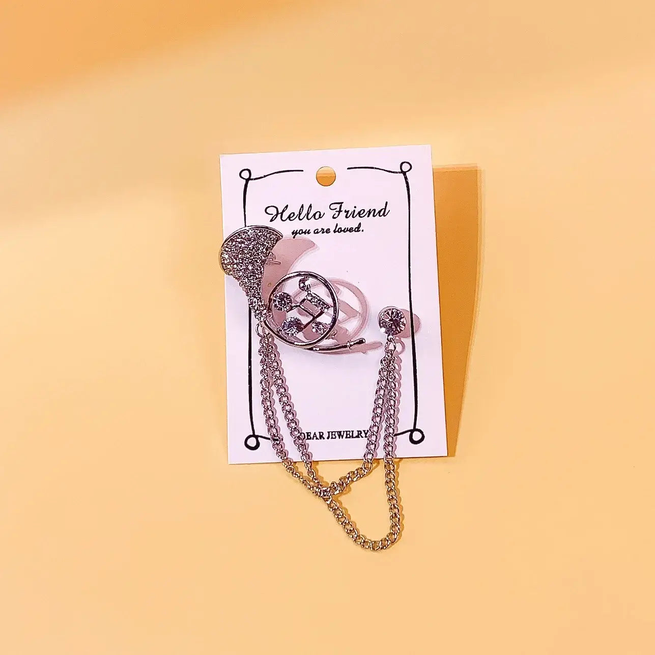 Men and Women Tassel Chain Suit Brooch Alloy Fashion Accessory H1337 2