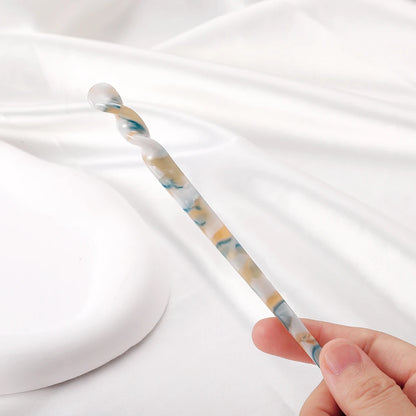 Vintage Chinese Style Acetate Resin Hair Sticks for Women Weddings