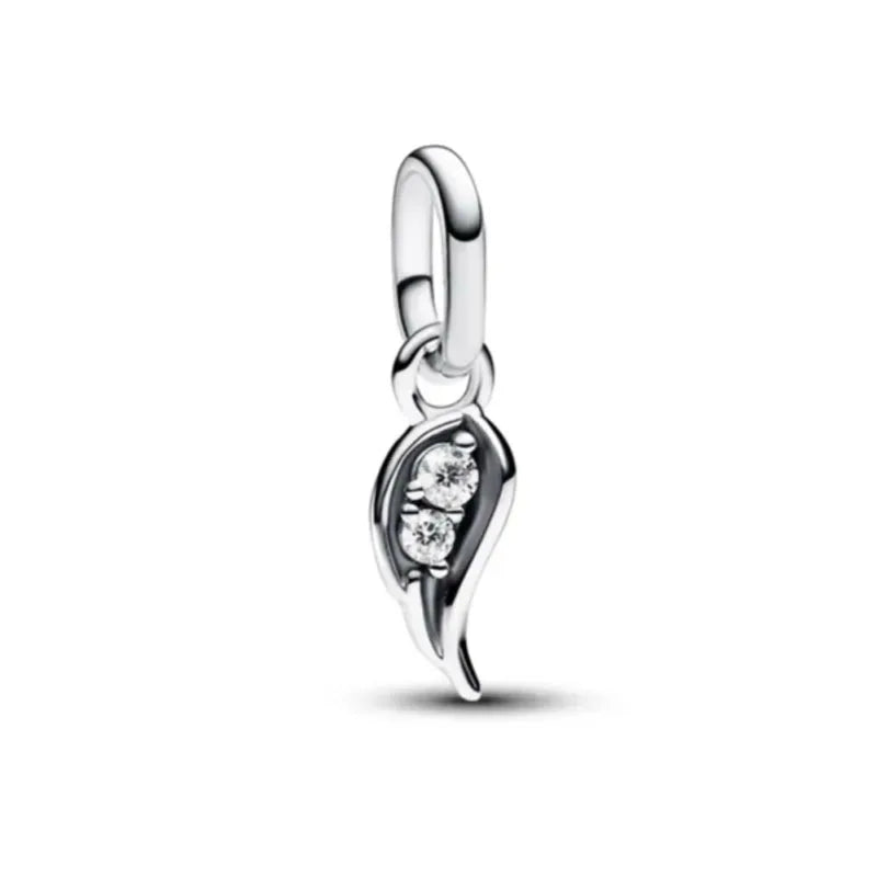 2025 Hot Selling 925 Silver ME Series Golden Tooth Elephant Pendant for European Original ME Bracelet DIY Charm Jewelry