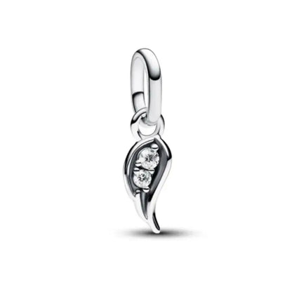 2025 Hot Selling 925 Silver ME Series Golden Tooth Elephant Pendant for European Original ME Bracelet DIY Charm Jewelry
