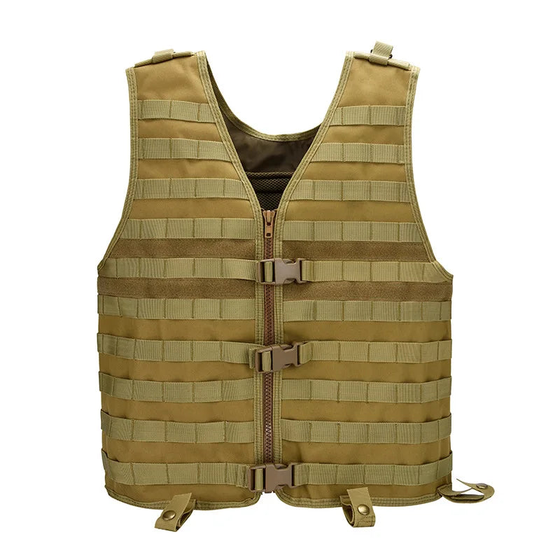 New Men's Molle Tactical Vest Hunting Gear with Hydration System