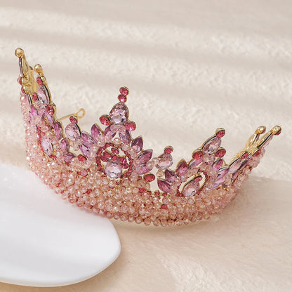 Luxury Bridal Diamond Crystal Rhinestone Tiara Headpiece for Wedding and Special Occasions