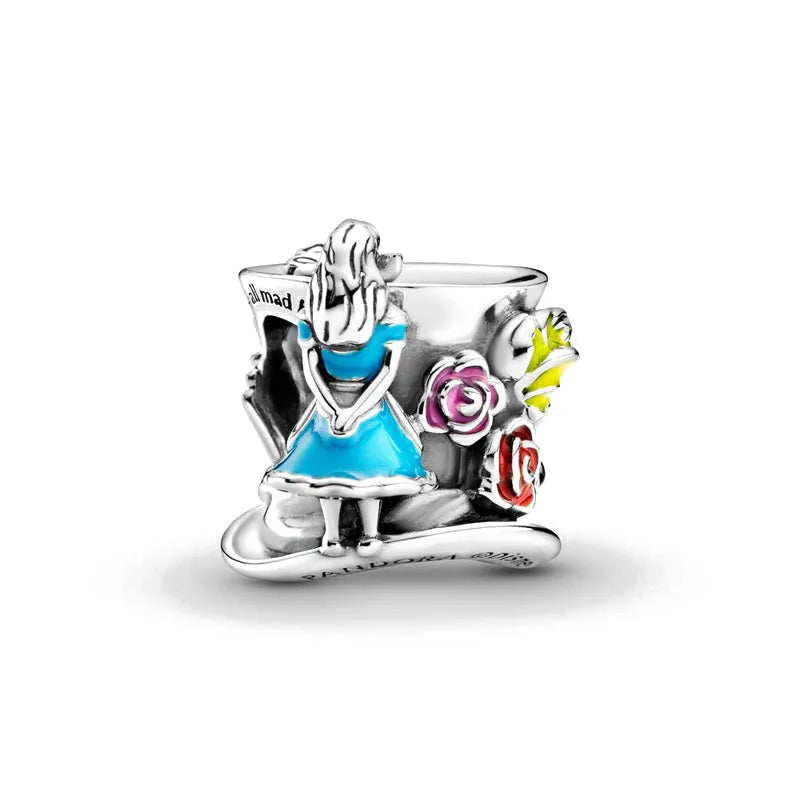 Exquisite 925 Silver Elephant Dog Bead Fish Pig Pendant for DIY European Bracelet Jewelry