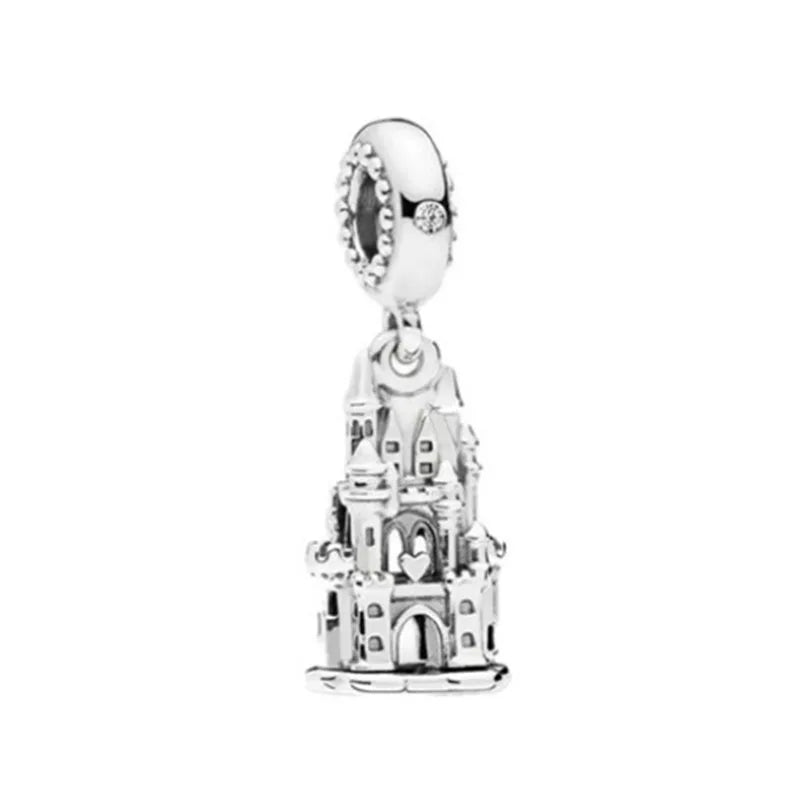 Sunflower Evil Eye Charm 925 Silver Plated Bead for DIY Bracelets Women's Jewelry B1767
