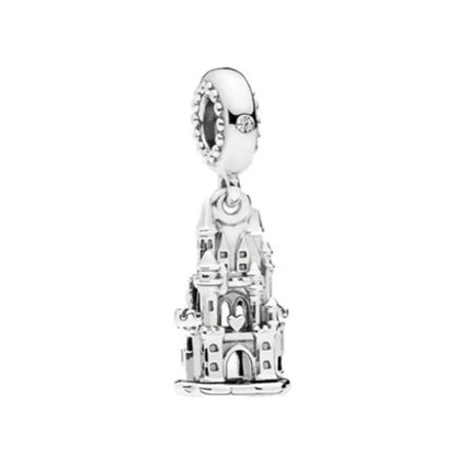 Sunflower Evil Eye Charm 925 Silver Plated Bead for DIY Bracelets Women's Jewelry B1767
