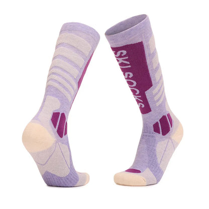 Women's Wool Ski Socks Thick Extra Warm Hiking Stockings