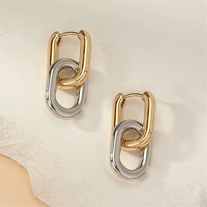 Chic Red Heart Drop Earrings for Women and Girls - Fashion Geometric Love Jewelry