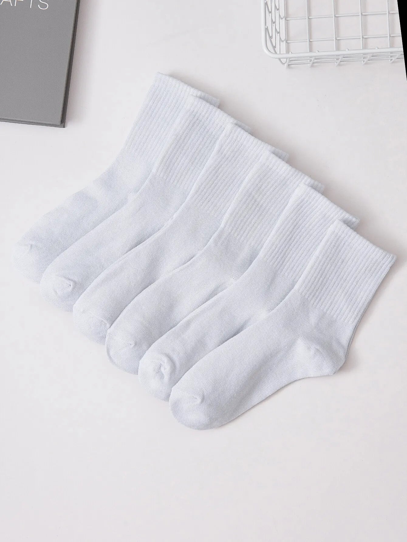 6/12 Pairs Middle Tube Socks For Men And Women Casual