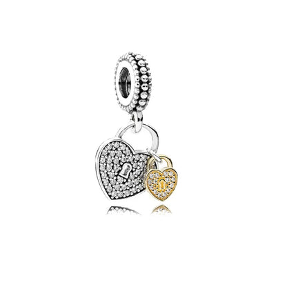 European Mother's Day Key Lock Tower Family Tree DIY Charm Bead for 925 Sterling Silver Bracelet Necklace Jewelry for Women