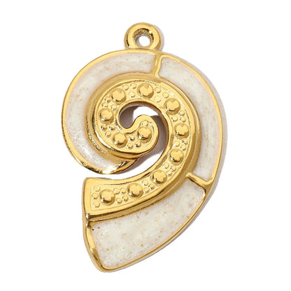 Elegant French Stainless Steel Sun Charms Necklace Set for Women