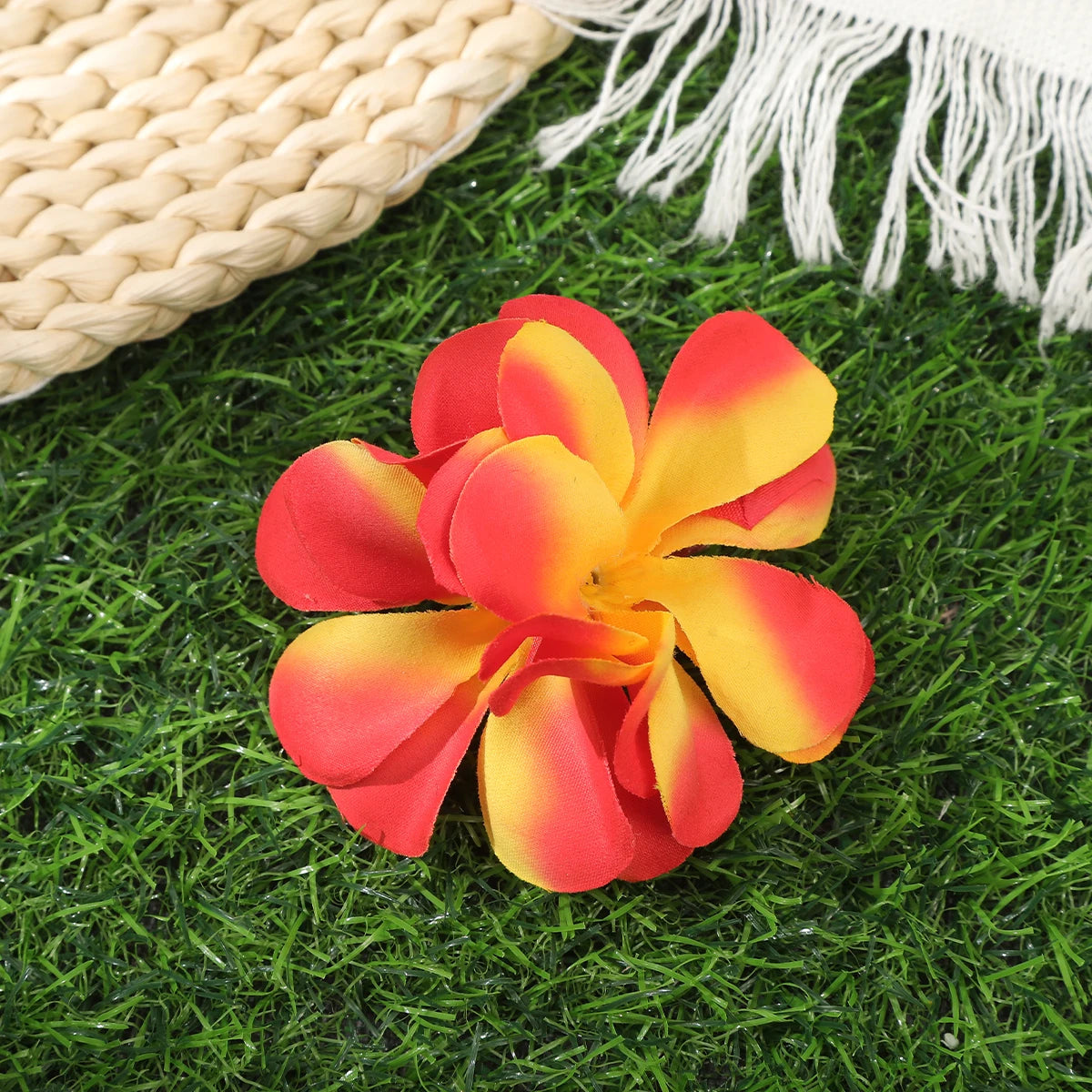Bohemian Orchid Flower Hair Clips for Women Bridal Beach Wedding Hair Accessories