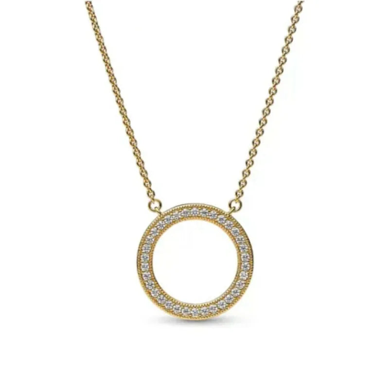 Zircon Love Heart Pendant Necklace Top Rated DIY Jewelry Charm for Women B4664