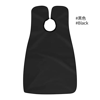 Male Shaving Apron Beard Catcher Cape Care Bib Clean Up Tool black