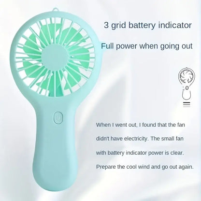800mAh Mini Portable Pocket Handheld Fan USB Rechargeable