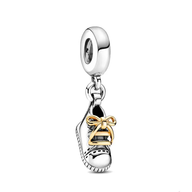 925 Sterling Silver DIY Mother's Day Mom Key Dangle Bead for Charm Bracelet Necklace Jewelry Accessories