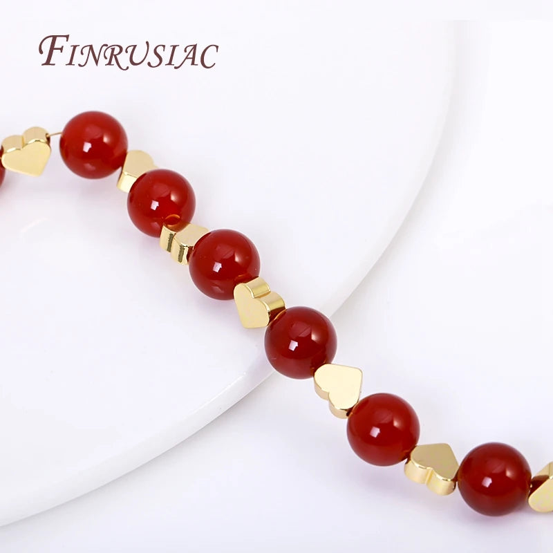 18K Gold Plated Heart Spacer Beads for DIY Jewelry Making Accessories 6x5MM with 2.5MM Hole Size