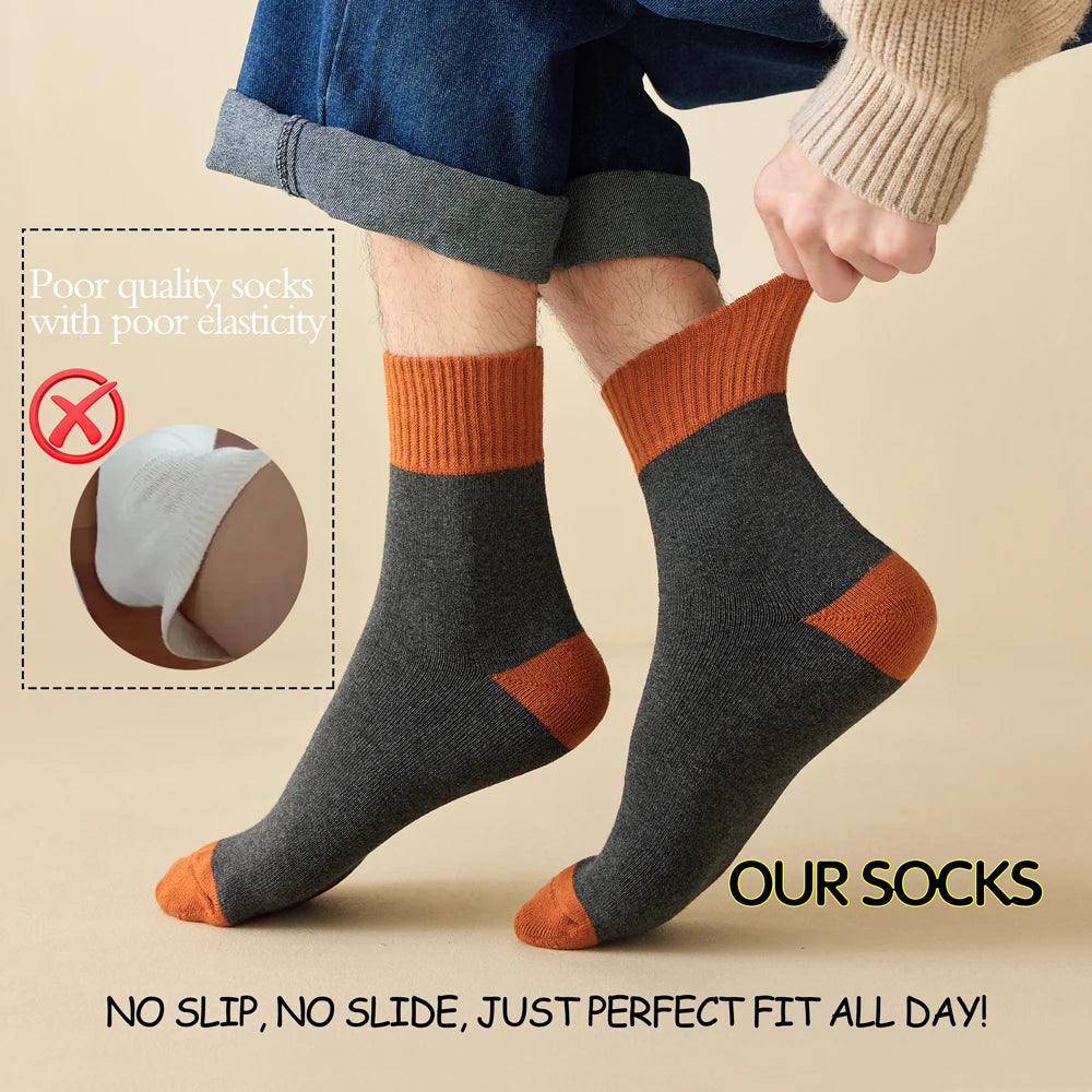6 Pairs Airflow Cushioned Sports Crew Socks Reinforced Heel
