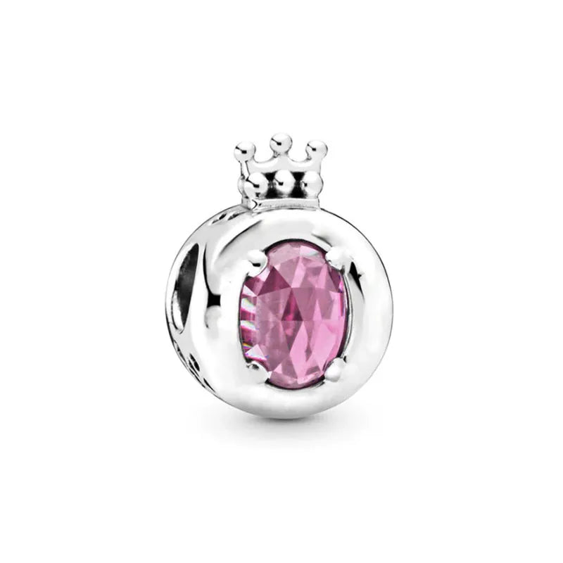 Spring Butterfly Heart Enamel Flower Charm Bead for Bracelets and Necklaces
