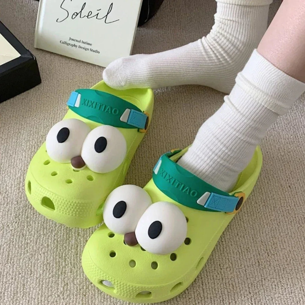 DIY 3D Big Eyes Shoe Charms for Clogs Bogg Bags and Sandals