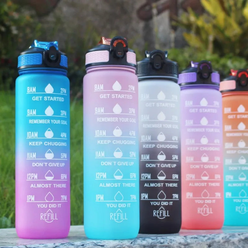 1L Leakproof Sport Water Bottle For Travel Fitness Cycling