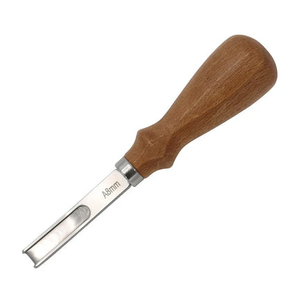 French Leather Edger - User-Friendly Beveling Knife with Wood Handle for Crafting 1 Pc A8mm CHINA