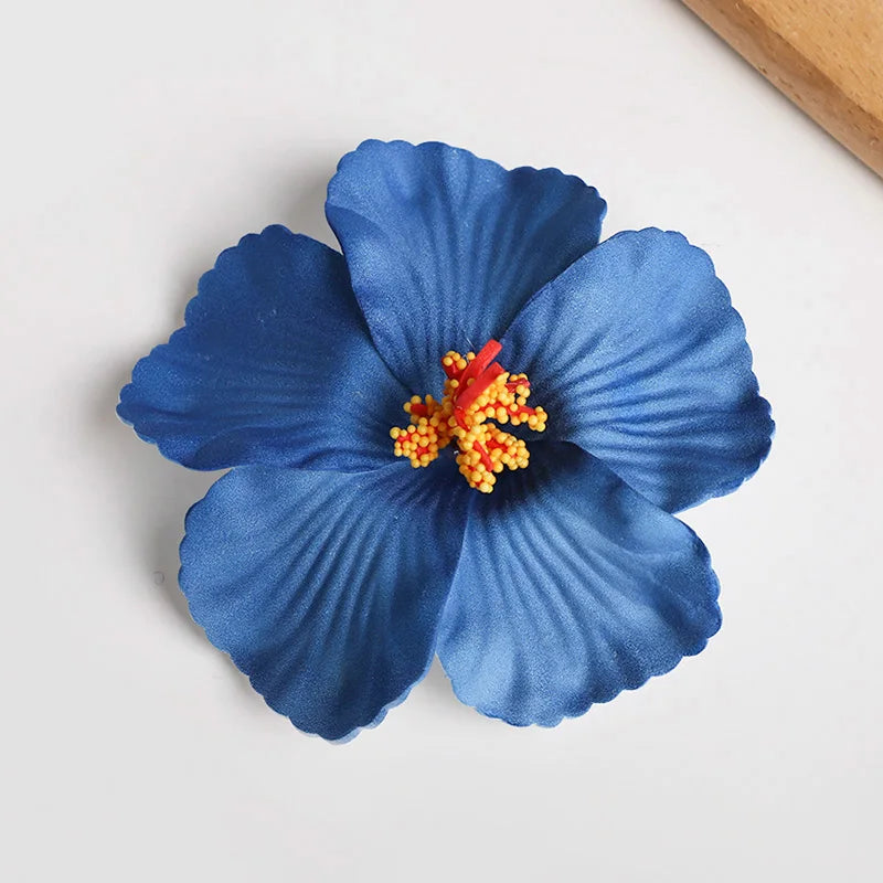 Hawaiian Flower Hair Clips Set for Summer Beach Weddings and Party Celebrations