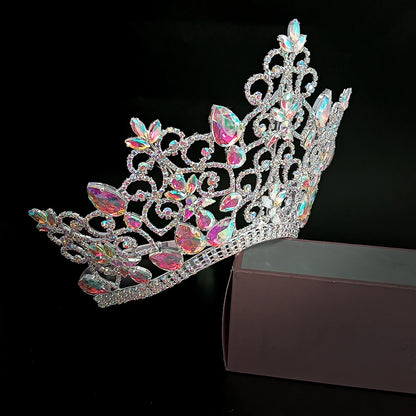 Luxurious Rhinestone Bridal Crown for Pageants and Celebrations
