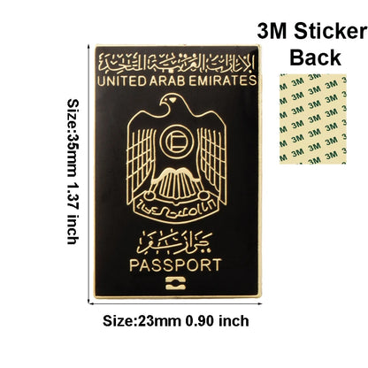 Stylish Saudi Arabia Themed Metal Pin Brooches for Mobile Phones