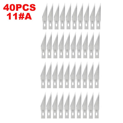 10 Pcs Premium Multifunction Knife Blades - Top-Rated Scalpel for Precision Repairs 40Pcs 11A