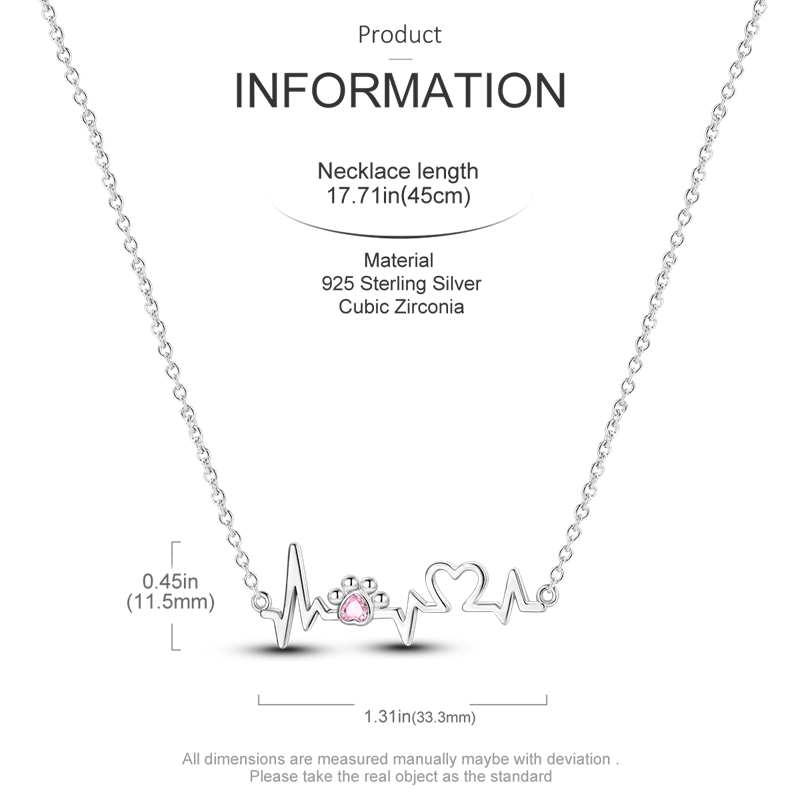 925 Sterling Silver Firefly Heart Zircon Pendant Necklace for Women Anniversary Birthday Gifts KTN035