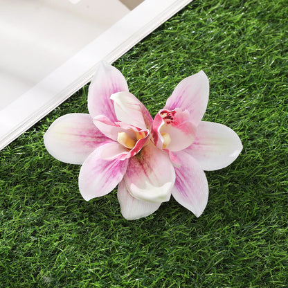 Bohemian Orchid Flower Hair Clips for Women Bridal Beach Wedding Hair Accessories