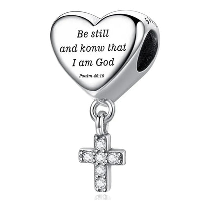 925 Sterling Silver Virgin Mary Angel Cross Pendant Necklace Charm for DIY Jewelry Gifts