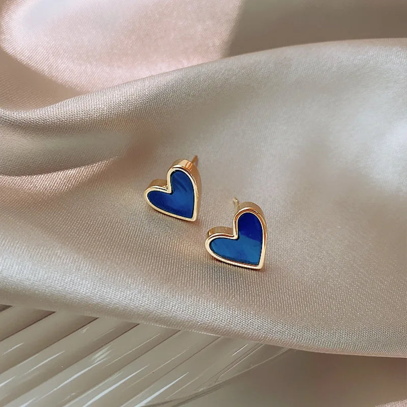 IFYOUOO Vintage Heart Earrings Delicate Sweet Jewelry for Women